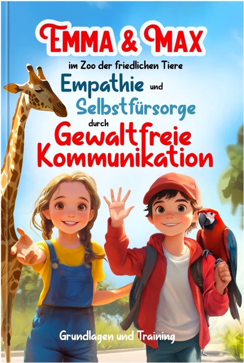 Buchcover: Emma & Max im Zoo der friedlichen Tiere