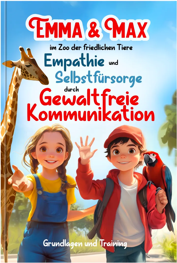 Buchcover: Emma & Max im Zoo der friedlichen Tiere